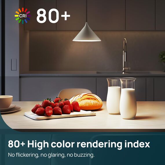 Linkind 12V GU5.3 Led 3.4W, 35 Watt ersetzt, 2700K Warmweiß 36° Abstrahlwinkel LED Spot MR16, 360Lm AC/DC 12V LED Leuchtmittel, 25,000 Std. Lebensdauer, Nicht dimmbar, 10 Stück