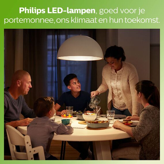 Philips LED Classic E27 Lampen 6-er Pack (60 W), matte LED Lampen mit warmweißem Licht, energiesparende Lampen mit langer Nutzlebensdauer, alte Generation (Packung mit 2)