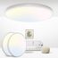 zemty 2Stück 28W 3200LM LED Deckenleuchte Flach 29.5cm 3Farben 3000/4500/6000K Deckenlampe,Ultra Dünn LED Lampen Deckenlampen,Deckenleuchten Deckenbeleuchtung für Badezimmer,Wohnzimmer,Küche