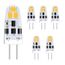 TIAFELNGLY Dimmbar G4 LED Lampen 2W, Kein Flimmern 12V G4 LED Warmweiss Energiesparende Glühbirnen AC/DC 12-24V 360 Grad Winkel Birne G4-6er Pack