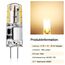 Tailcas G4 Led Warmweiß Birnen, 12V 1.5W Kein Flackern G4 Led Stiftsockellampe, Ersatz für 20W Halogenlampen, Energiesparlampe 3000K, 180LM AC/DC LED Lampen Nicht Dimmbar, 10er Pack