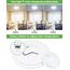 zemty 4 Stück 24W 2100LM LED Deckenleuchte Flach, 3000K/4500K/6000K Deckenlampe Rund Ø22cm Ultra Dünn Modern LED Lampen Deckenlampen, Deckenleuchten Badezimmer Lampe Decke für Küche Flur