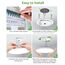 zemty 4 Stück 24W 2100LM LED Deckenleuchte Flach, 3000K/4500K/6000K Deckenlampe Rund Ø22cm Ultra Dünn Modern LED Lampen Deckenlampen, Deckenleuchten Badezimmer Lampe Decke für Küche Flur