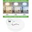 zemty 28W 3200LM LED Deckenleuchte Flach 29.5cm 3Farben 3000/4500/6000K Deckenlampe,Ultra Dünn LED Lampen Deckenlampen,Deckenleuchten Deckenbeleuchtung für Badezimmer,Wohnzimmer,Küche,Schlafzimmer