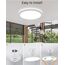 zemty 46W 4600LM LED Deckenleuchte Flach 49cm 3Farben 3000/4000/6500K Deckenlampe,Ultra Dünn LED Lampen Deckenlampen,Deckenleuchten Deckenbeleuchtung für Badezimmer,Wohnzimmer,Küche,Schlafzimmer