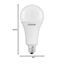 Osram LED Star Classic A200, matte LED-Lampe in Birnenform, E27 Sockel, Warmweiß (2700K), 3452 Lumen, Ersatz für herkömmliche 200W-Glühbirnen, 1er-Pack