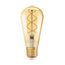Osram Dimmbare LED-Lampen, Vintage-Edition, 28 Watts Ersatz, E27, ST64-shape, 2000 Kelvin, Comfort warm white, Klares Glas, single Pack