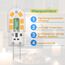 G4 LED Lampen,Ersatz 20W Halogenlampen,2W 200lm 12V AC/DC Warmweiß 3000K,Leuchtmittel Stiftsockellampe Glühbirne,Kein Flackern Nicht Dimmbar -10 Pack