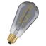 Osram LED-Lampen, Vintage-Edition, 15 Watts Ersatz, E27, ST64-shape, 1800 Kelvin, Warm Comfort Light, Klares Glas, single Pack