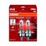 Osram NIGHT BREAKER SILVER H4, +100% mehr Helligkeit, Halogen-Scheinwerferlampe, 64193NBS-2HB, 12V Pkw, Hängebox (2 Lampen)