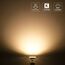 Lepro GU10 LED Warmweiss Lampe, 4W Ersetzt 50W Glühbirne, 325 Lumen 2700K GU 10 Lampen Warmweiß, Abstrahlwinkel 100°Flimmerfrei Strahler, Nicht Dimmbar Reflektor Lampen, 10er-Pack