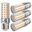 JIUYUAN E27 LED Maiskolben Lampen 12W 2700K Warmweiß 1450LM, LED Mais Glühbirnen statt 100W Halogen lampen - 4er Pack