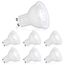 Dehobo GU10 LED Kaltweiß Glühbirne, LED Lampen Licht Spot Kaltweiß Lampe 6W 6000K 480 Lumen Ersetzt 60W Halogen Leuchtmittel, 120° Abstrahlwinkel Spotlight, Nicht Dimmbar Led, 6 Stück