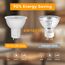 Dehobo GU10 LED Warmweiss Glühbirne, LED Lampen Licht Spot Warmweiss Lampe 6W 2800K 480 Lumen Ersetzt 60W Halogen Leuchtmittel, 120° Abstrahlwinkel Spotlight, Nicht Dimmbar Led, 6 Stück