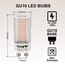 Goopig GU10 LED Lampen Mais 3,5W Extra Warmweiss 2200K Ersetzt 40W, 6er Pack, 320lm Leuchtmittel, Flimmerfrei, Nicht Dimmbar T22 Klar Zylinder Form Lampen, Abstrahlwinkel 360° Birnen