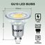 Goopig GU10 LED Lampe 4000K Neutralweiss 3.5W Ersetzt 50W Halogen Glühbirne, 6er-Pack, 385lm AC 230V Leuchtmittel, Flimmerfrei 38° Strahler, Nicht Dimmbar Reflektorlampe, Abstrahlwinkel-360° Birnen