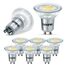 Goopig GU10 LED Lampe 4000K Neutralweiss 3.5W Ersetzt 50W Halogen Glühbirne, 6er-Pack, 385lm AC 230V Leuchtmittel, Flimmerfrei 38° Strahler, Nicht Dimmbar Reflektorlampe, Abstrahlwinkel-360° Birnen