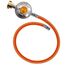 Gasschlauch Set bestehend aus Gasdruckregler 50 mbar und flexiblem Gasschlauch 80 cm - ideal für Gasgrills, Heizstrahler, Hockerkocher, Gaskocher, Lampen, uvm.