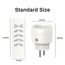Funksteckdosen mit Fernbedienung,TÜV-zertifiziert, 10A,2300W, Reichweite 30m, Funkschalter Set Selbstlern-Funktion für Lampen, Ventilatoren, 5er Steckdosen