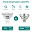 DiCUNO GU5.3 LED Lampen 5W, 12V MR16 Reflektor, Ersetzt 50W Halogen Spots, 2700K Warmweiß, 440lm, 120°Abstrahlwinkel, LED Leuchtmittel, AC/DC, Flimmerfrei, Nicht dimmbar, 10er Pack