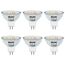 DiCUNO GU5.3 LED Lampen 5W, 12V MR16 Reflektor, Ersetzt 50W Halogen Spots, 2700K Warmweiß, 440lm, 120°Abstrahlwinkel, LED Leuchtmittel, AC/DC, Flimmerfrei, Nicht dimmbar, 6er Pack