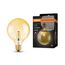 Osram LED-Lampen, Vintage-Edition, 35 Watts Ersatz, E27, Globe, 2400 Kelvin, Warm Comfort Light, Klares Glas, single Pack