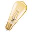 Osram LED-Lampen, Vintage-Edition, 22 Watts Ersatz, E27, ST64-shape, 2400 Kelvin, Warm Comfort Light, Klares Glas, single Pack