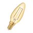 Osram LED-Lampen, Vintage-Edition, 12 Watts Ersatz, E14, B-shape, 2400 Kelvin, Warm Comfort Light, Klares Glas, single Pack