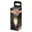 Osram LED-Lampen, Vintage-Edition, 12 Watts Ersatz, E14, B-shape, 2400 Kelvin, Warm Comfort Light, Klares Glas, single Pack