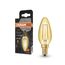 Osram LED-Lampen, Vintage-Edition, 22 Watts Ersatz, E14, B-shape, 2400 Kelvin, Warm Comfort Light, Klares Glas, single Pack