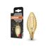 Osram LED-Lampen, Vintage-Edition, 12 Watts Ersatz, E14, B-shape, 2400 Kelvin, Warm Comfort Light, Klares Glas, single Pack
