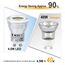 EACLL Mini GU10 LED 4000K 4.5 Watt Ersetzt 40W Halogen Leuchtmittel, 4er-Pack, Neutralweiss 330lm Birnen, AC 230V Flimmerfrei Strahler, Abstrahlwinkel 38° Spot, Nicht Dimmbar Reflektor Lampen