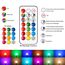 ChangM RGBW LED Lampen, 10W E27 Farbige Licht Leuchtmit RGB LED Leuchtmittel Dimmbar mit Fernbedienung, Farbwechsel Lampen LED Birnenmit 12 Farben+ Warmweiß