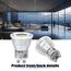 EACLL Mini GU10 LED Tageslichtweiß 4.5 Watt Ersetzt 40W Halogen Leuchtmittel, 4er-Pack, 360lm 5000K Birnen, AC 230V Flimmerfrei Strahler, Abstrahlwinkel 38° Spot, Nicht Dimmbar Reflektor Lampen