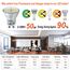 EACLL Mini GU10 LED Tageslichtweiß 3.5 Watt Ersetzt 50W Halogen Leuchtmittel, 4er-Pack, 385lm 5000K Birnen, AC 230V Flimmerfrei Strahler, Abstrahlwinkel 120° Spot, Nicht Dimmbar Reflektor Lampen Ø35MM