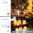 Litake LED Kerzen,Teelichter 24 Realistische Flackernde Flammenlose Dekorations-Kerzen Warme Weiße Elektrische Tee Lampen für Hochzeiten Geburtstag Feste Halloween Haus Abendessen Party Dekoration