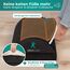 ERGOSUND Fußstütze Schreibtisch [mit verbesserter Flausch-Fußtasche] Höhenverstellbare Fußbank [rutschfest] Ergonomische Fußablage Schreibtisch, Homeoffice Büro Zubehör Fußhocker Footrest Fussstütze