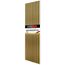wohnartig® Akustikpaneele 1,485m² - 275cm x 54cm* set - (set = 2 Stück 275cm x 27cm) | Farbe: Royal Gold 434 | Wandverkleidung | Akustikpaneel | Wandpaneele auf filz | Akustikfilz