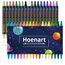 Hoenart 36 Farben Dual Tip Acrylstifte, Wasserfest Acrylmarker für Holz, Leinwand, Stein, Felsmalerei, Glas, Keramik Oberflächen, DIY Kunsthandwerk machen Art Supplies
