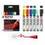 Marabu 1240000004002 - YONO Marker Set mit 6 Farben, vielseitige Acrylstifte mit japanischer Rundspitze 1,5 - 3 mm, wasserbasiert, lichtecht und wasserfest, für nahezu alle Untergründe