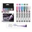 Marabu 1240000004003 - YONO Marker Set Pastell mit 6 Farben, vielseitige Acrylstifte mit japanischer Rundspitze 1,5 - 3 mm, wasserbasiert, lichtecht und wasserfest, für nahezu alle Untergründe
