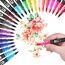 Dual Brush Pen Set - 24 Farben Aquarellstifte Filzstifte Set , Manga Stifte, Kalligraphie Stifte Kit für Aquarell Handlettering Bullet Journal, Fasermaler(1-2 mm) und Fineliner(0,4 mm)