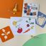 NAKLEO Schablonen Malen für Kinder, 8 Stück Set 15x15cm Gemüse, Kinder Kreatives Zeichenschablonen, Kunststoff Wiederverwendbar Malschablone DIY Handwerk, Papier Wand Holz Stoff