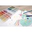 Eberhard Faber 551024 - Glitzer Filzstifte Set, 24 Malstifte mit Basic und Pastell Farben