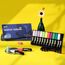 Arrtx Acrylstifte Marker 12 Stück Keil-Spitze 10mm für breite Markierungen - wasserfest, schnell-trocknend, wischfest für Karton, Kunststoff, Holz, Metall, Glas