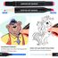 Aoriyar Marker Stifte 80 Farben, Alkohol Kunst Marker Färben Künstler Stifte Dual Tip Marker Stifte Set für Erwachsene Studenten Manga Skizze Zeichnen Skizzieren Unterstreichung Illustration Malerei