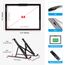 elice leuchtplatte din a4 mit Ständer/Clip,Wiederaufladbares leuchttisch A4,Tragbares 6 Helligkeitsstufen & Stufenloses Dimmen zeichenplatte,light pad für Diamond Painting,Zeichnen,Skizzieren,Tattoo