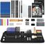 Shuttle Art Zeichenset, 52-teiliges professionelles Zeichenstifte Set, Malset mit Graphitstift, Kohlestift, Skizzenbuch, Handtasche mit Reißverschluss, für Erwachsene und Kinder geeignet