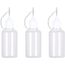HeyNana - Nadelflaschen 30ml, 3 Stück Präzisionsspitzen Applikator flasche für DIY Handwerk Nachfüllkleber nähmaschinenöl (30ml)