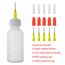 MYSY Nadelflaschen 30ml, 5 Stück Präzisionsspitzen Applikator flasche für DIY Handwerk Nachfüllkleber nähmaschinenöl(30ml)